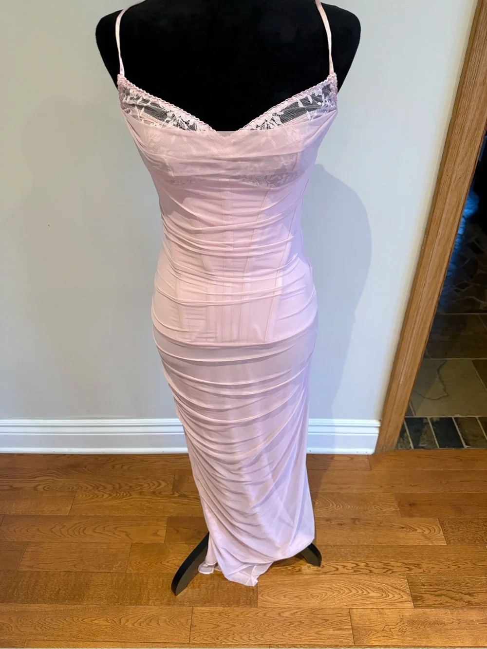 House of CB Nalini Cotton Candy Corset Maxi Dress - Picture 2 of 7
